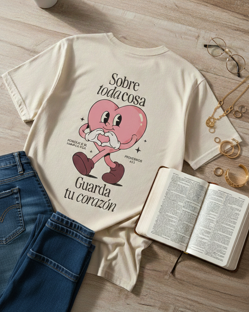 Playera Guarda tu Corazón