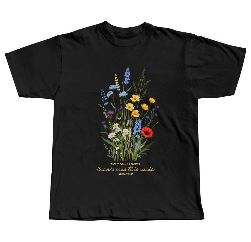 Playera OVERSIZE Cuánto más el te cuida